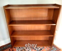 Vintage Mahogany Three Shelf Bookcase 100cm x 26cm x 100cm