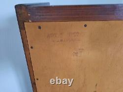 Vintage Mahogany Three Shelf Bookcase 100cm x 26cm x 100cm