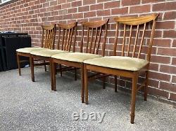 Vintage Mcintosh Teak Dining Chairs x4 Mid Century Retro 60s 70s RARE Kitchen
