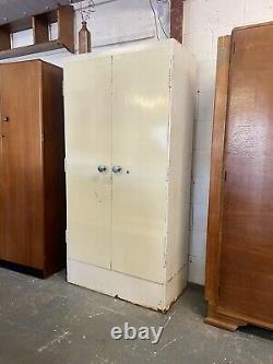 Vintage Metal Cupboard, Industrial, Office, Cabinet, Storage, Kitchen, Utility