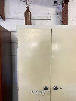 Vintage Metal Cupboard, Industrial, Office, Cabinet, Storage, Kitchen, Utility