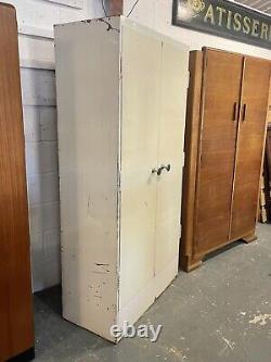 Vintage Metal Cupboard, Industrial, Office, Cabinet, Storage, Kitchen, Utility