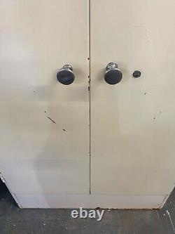 Vintage Metal Cupboard, Industrial, Office, Cabinet, Storage, Kitchen, Utility