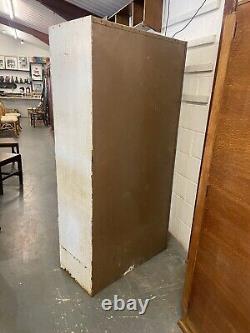Vintage Metal Cupboard, Industrial, Office, Cabinet, Storage, Kitchen, Utility