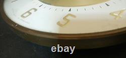 Vintage Metamec Kitchen Wall Clock Electric Retro Gold Colour Original 50's 60's