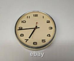 Vintage Metamec Wall Clock cream 1970s Kitchen Clock