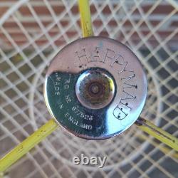 Vintage Mid Century 50 60s HappyMaid Veg Kitchen Rack Storage Wire Basket Yellow