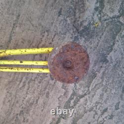 Vintage Mid Century 50 60s HappyMaid Veg Kitchen Rack Storage Wire Basket Yellow