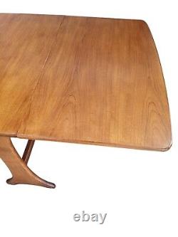 Vintage Mid Century G Plan Fresco Dining Table Drop Leaf Gate Leg Retro Teak