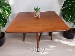 Vintage Mid Century G Plan Fresco Dining Table Drop Leaf Gate Leg Retro Teak