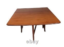 Vintage Mid Century G Plan Fresco Dining Table Drop Leaf Gate Leg Retro Teak