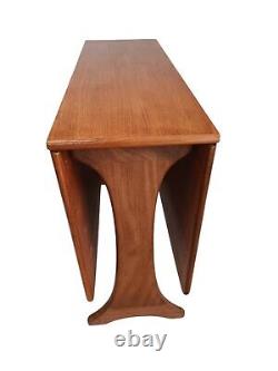 Vintage Mid Century G Plan Fresco Dining Table Drop Leaf Gate Leg Retro Teak