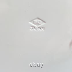 Vintage Mid-Century Modern Metal Nesting Canister Set of 4, Red & Yellow, Japan