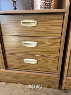 Vintage Mid Century Seventies Schreiber Drinks Cabinet Wall Unit Cupboard Teak