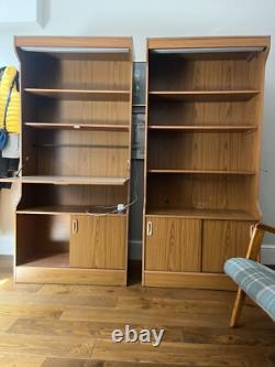 Vintage Mid Century Seventies Schreiber Drinks Cabinet Wall Unit Cupboard Teak