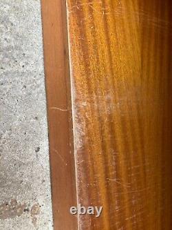 Vintage Mid Century Style Teak Veneer Bureau Desk Drinks Cabinet Cupboard Drawer