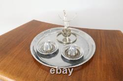 Vintage Mid-Century Turnidge of London Cocktail Cabinet With Key