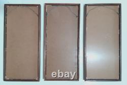 Vintage Mid Century Wall Wood Panel Art Coffee Retro Home Kitchen Decor 6.5x14
