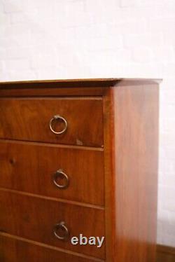 Vintage Mid century Retro tall boy chest of drawers