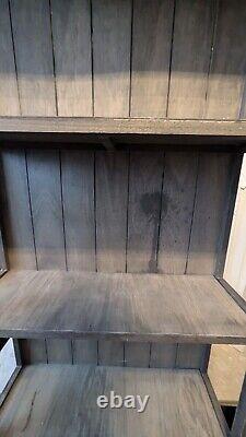 Vintage Mini General Store Style Kitchen Cupboard Open Shelf Display BayTree x 2