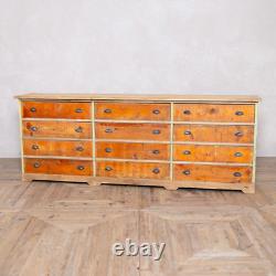 Vintage Multi-drawer Kitchen Dresser Storage Wooden Sideboard