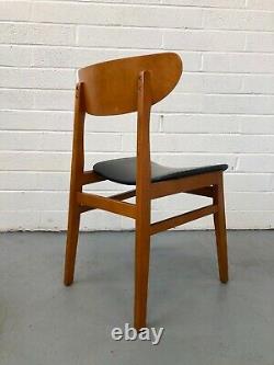 Vintage NATHAN Teak Danish Dining Chairs. G Plan Hans Olsen Kofod Larsen Retro