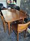 Vintage N & S Mid Century 1950s Retro Walnut Dining Table & 4 Chairs Vgc
