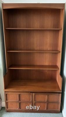 Vintage Nathan Furniture Mid Century, Teak Dresser/Display Cabinet