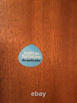 Vintage Nathan Furniture Mid Century, Teak Dresser/Display Cabinet