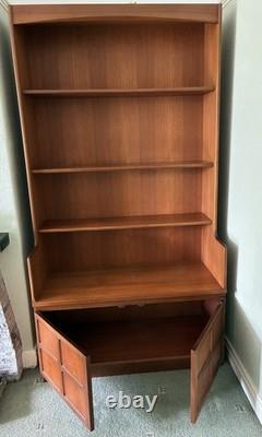 Vintage Nathan Furniture Mid Century, Teak Dresser/Display Cabinet
