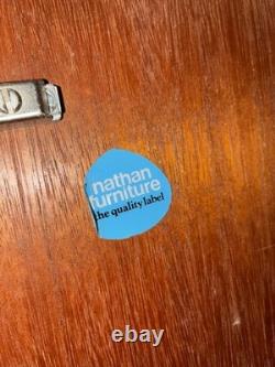 Vintage Nathan Furniture Mid Century, Teak Dresser/Display Cabinet