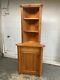 Vintage Natural Solid Pine Corner Unit Cupboard Cabinet & Shelves