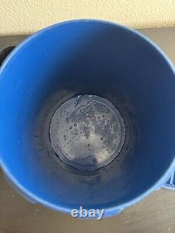 Vintage Nesting Tupperware Servalier Canister Set of 5 Blue