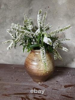 Vintage Nic Collins Studio Pottery Canister with Lid Powdermills Dartmoor