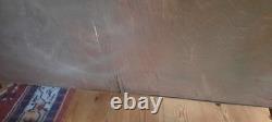 Vintage Oak Art Deco Three Drawer Two Cupboard Sideboard Bobbin Turned Legs