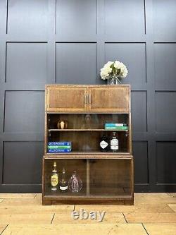 Vintage Oak Bookcase / Retro Shelves / Made By Minty /Oak Stacking Units