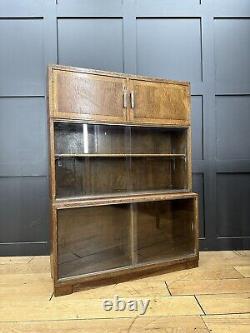 Vintage Oak Bookcase / Retro Shelves / Made By Minty /Oak Stacking Units