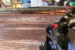 Vintage Oak Cupboard linen storage kitchen