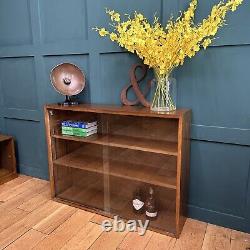 Vintage Oak Glazed Bookcase / Phoenix Gallery /Gin Cupboard /Display Cabinet