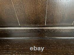 Vintage Oak Welsh Dresser Sideboard Kitchen Plate Rack Carved Display