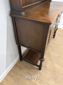 Vintage Oak Welsh Dresser Traditional Farmhouse Kitchen Dresser with Drawers