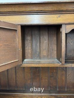 Vintage Oak Welsh Dresser Traditional Farmhouse Kitchen Dresser with Drawers