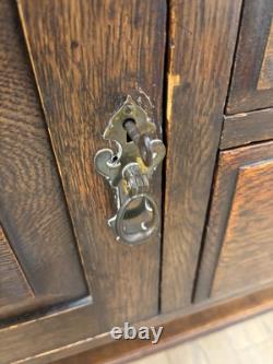 Vintage Oak Welsh Dresser Traditional Farmhouse Kitchen Dresser with Drawers