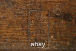 Vintage Old Wooden Square Moke Showa Retro Kitchen Decor