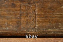 Vintage Old Wooden Square Moke Showa Retro Kitchen Decor