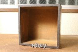 Vintage Old Wooden Square Moke Showa Retro Kitchen Decor
