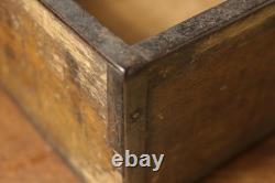 Vintage Old Wooden Square Moke Showa Retro Kitchen Decor
