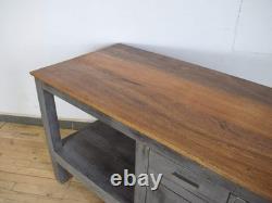 Vintage Painted Sideboard Kitchen Island Work Bench Cupboard