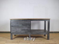 Vintage Painted Sideboard Kitchen Island Work Bench Cupboard Vintage Painted Sideboard Kitchen Island Work Bench Cupboard