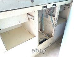 Vintage Paul Millersdale Kitchen Sink Unit Stainless Steel Industrial Cabinet 50